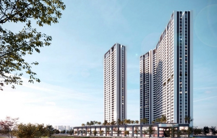 Ảnh phối cảnh dự án Khu chung cư, văn phòng thương mại, nhà ở Tuyên Sơn của Công ty TNHH phát triển nhà Tuyên Sơn được đầu tư 1.987 tỷ đồng