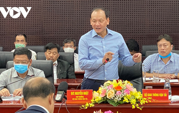 Ông Nguyễn Nhật- Thứ trưởng Bộ GTVT đề nghị nâng năng suất đón tàu cảng Liên Chiểu